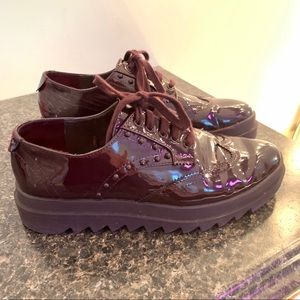 Zara Platform Oxford Shoes